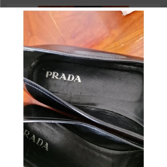 Prada unisex black patten leather loafers - Picture 7 of 9